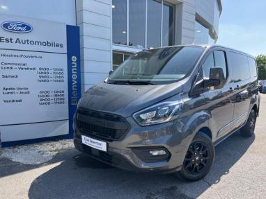 Voir le détail de l'offre de cette FORD Transit Custom Fg 320 L1H1 2.0 EcoBlue 170 S&S Cabine Approfondie Limited BVA6 7cv de 2021 en vente à partir de 479.98 €  / mois