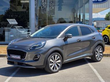 Voir le détail de l'offre de cette FORD Puma 1.0 EcoBoost 125ch mHEV Titanium X DCT7 de 2022 en vente à partir de 200.2 €  / mois