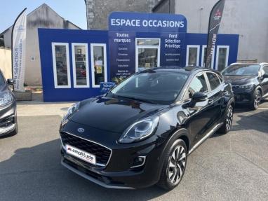 Voir le détail de l'offre de cette FORD Puma 1.0 Flexifuel 125ch S&S mHEV Titanium de 2024 en vente à partir de 225.09 €  / mois