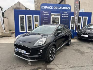 Voir le détail de l'offre de cette FORD Puma 1.0 Flexifuel 125ch S&S mHEV Titanium de 2024 en vente à partir de 226.53 € / mois