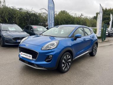 Voir le détail de l'offre de cette FORD Puma 1.0 Flexifuel 125ch S&S mHEV Titanium Business de 2024 en vente à partir de 228.86 €  / mois