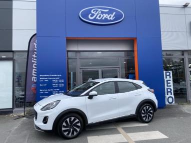 Voir le détail de l'offre de cette FORD Puma 1.0 Flexifuel 125ch S&S mHEV Titanium de 2024 en vente à partir de 213.55 €  / mois