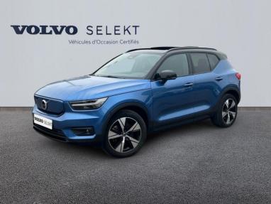 Voir le détail de l'offre de cette VOLVO XC40 P8 AWD 408ch R-Design EDT de 2020 en vente à partir de 286.61 €  / mois